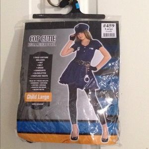 A cop Halloween costume.